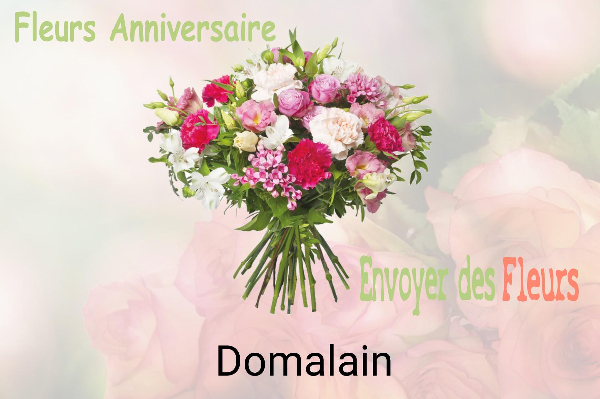 Bouquet de fleurs d’anniversaire livré à Domalain